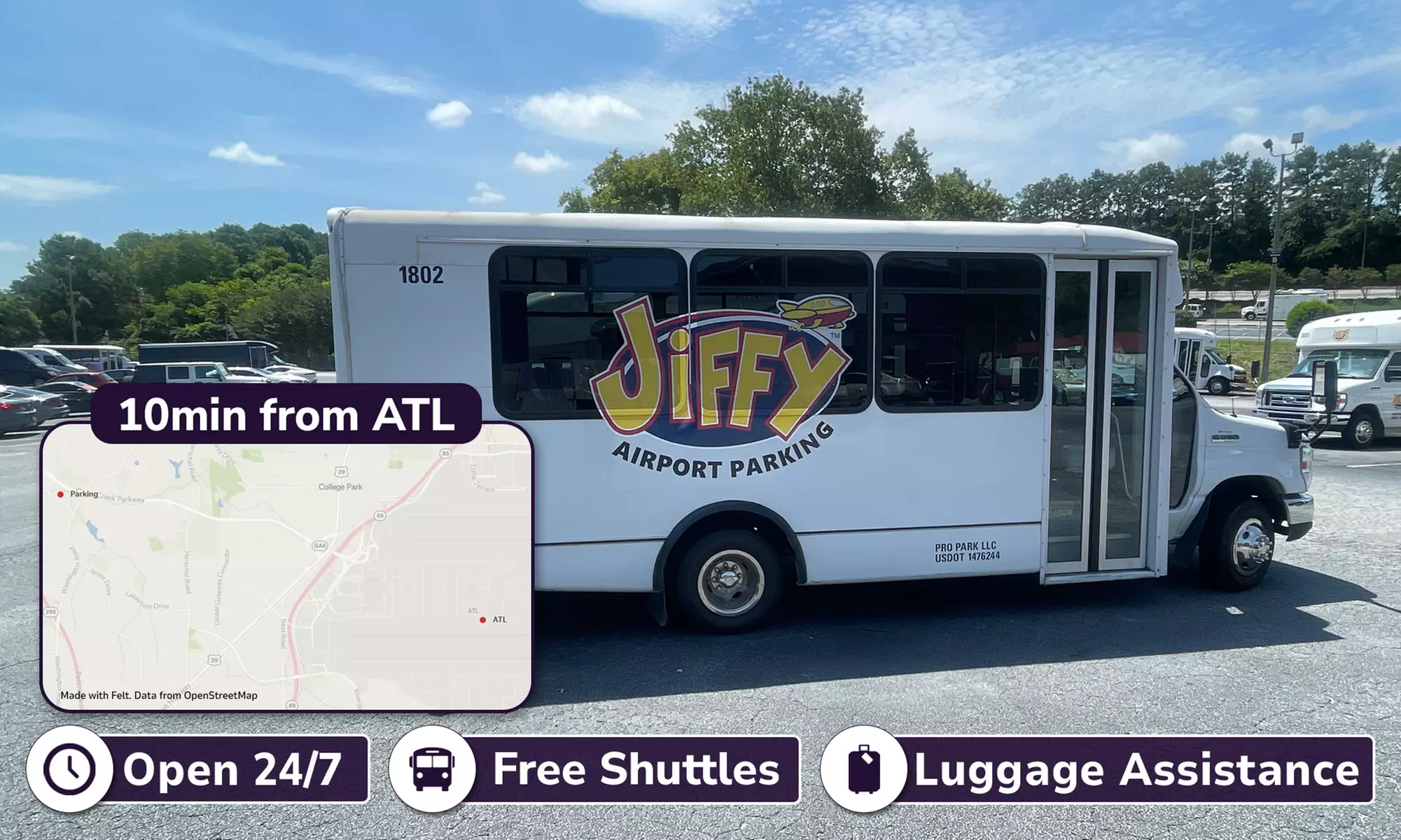 Up To 50% Off 1, 3, 5, or 7 Days Airport Parking at ATL