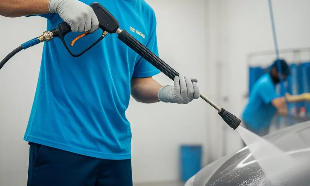 Gleaming Finish: Exterior wash, Super Wash or Detailing Hand Polish