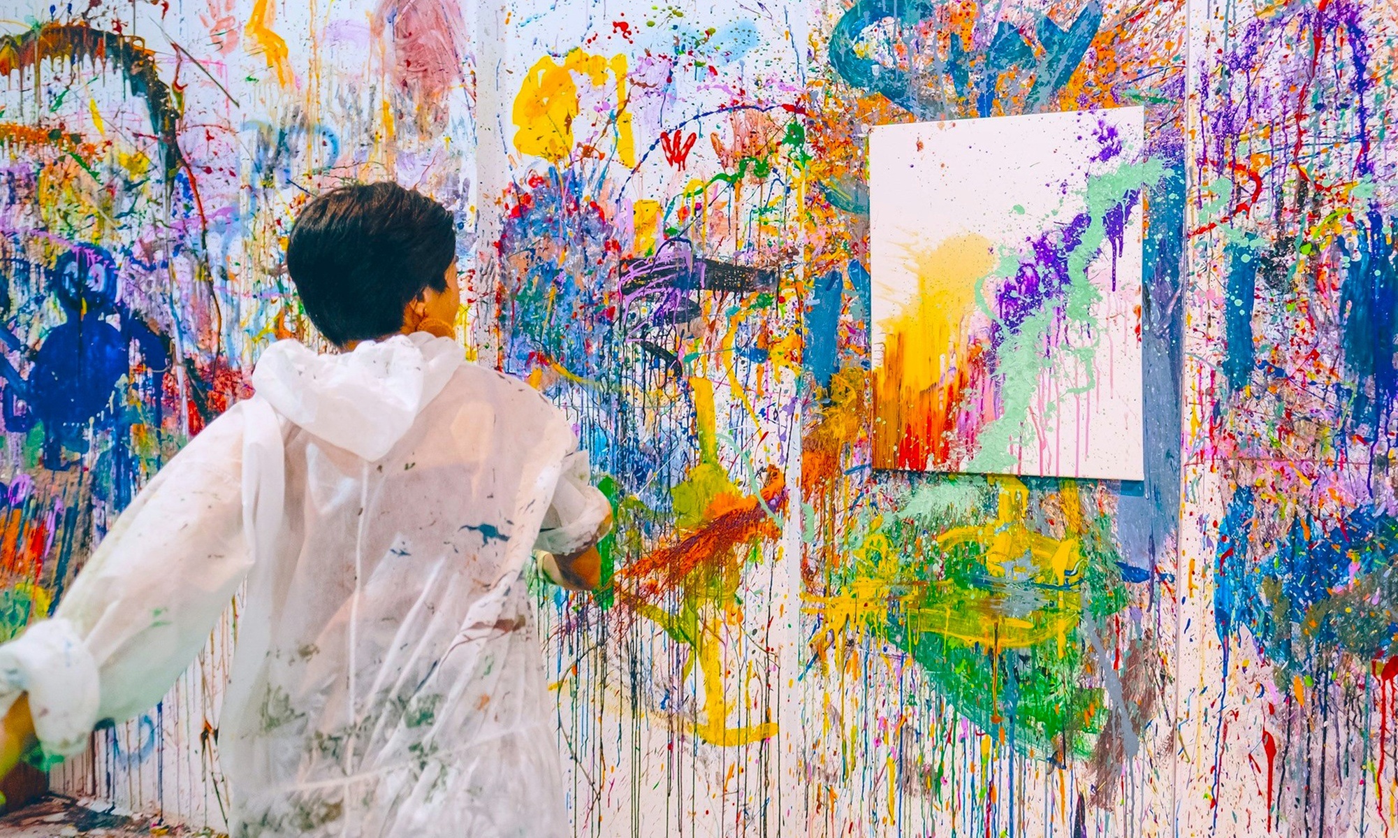 Sesión de Splash 1 o 2 lienzos para 1 o 2 personas