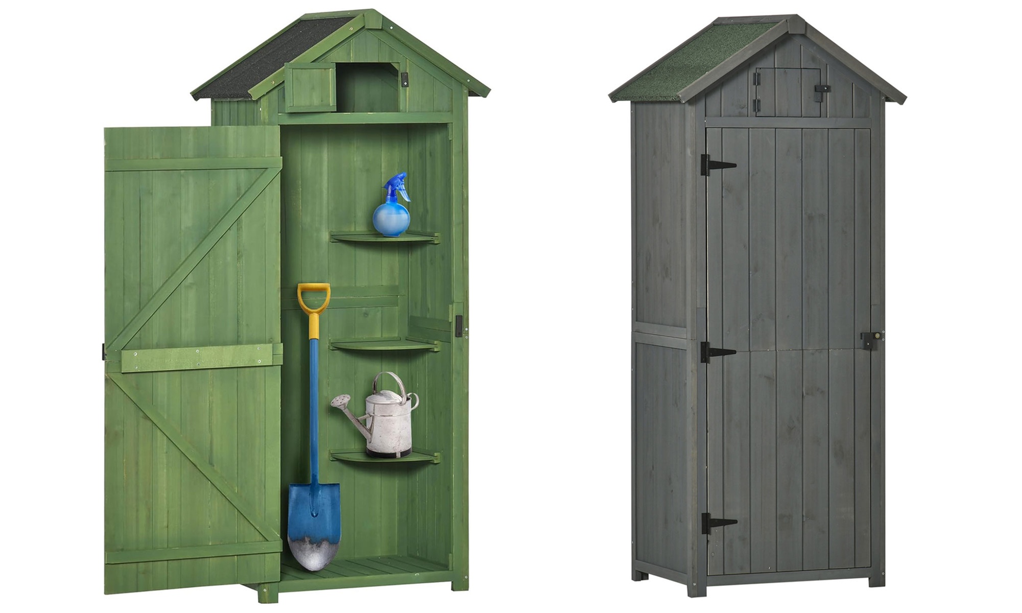 Utility Outdoor Small Wooden Shed in choice of colours