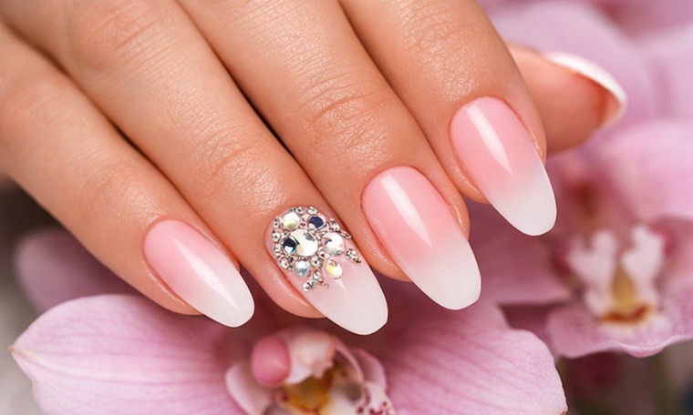 Get Classic/Gelish Mani-Pedi Services or Extensions with Nail Art