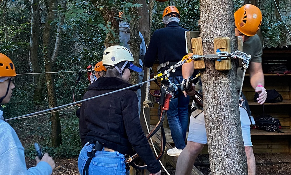 Parcours aventure et découverte, option laser game outdoor