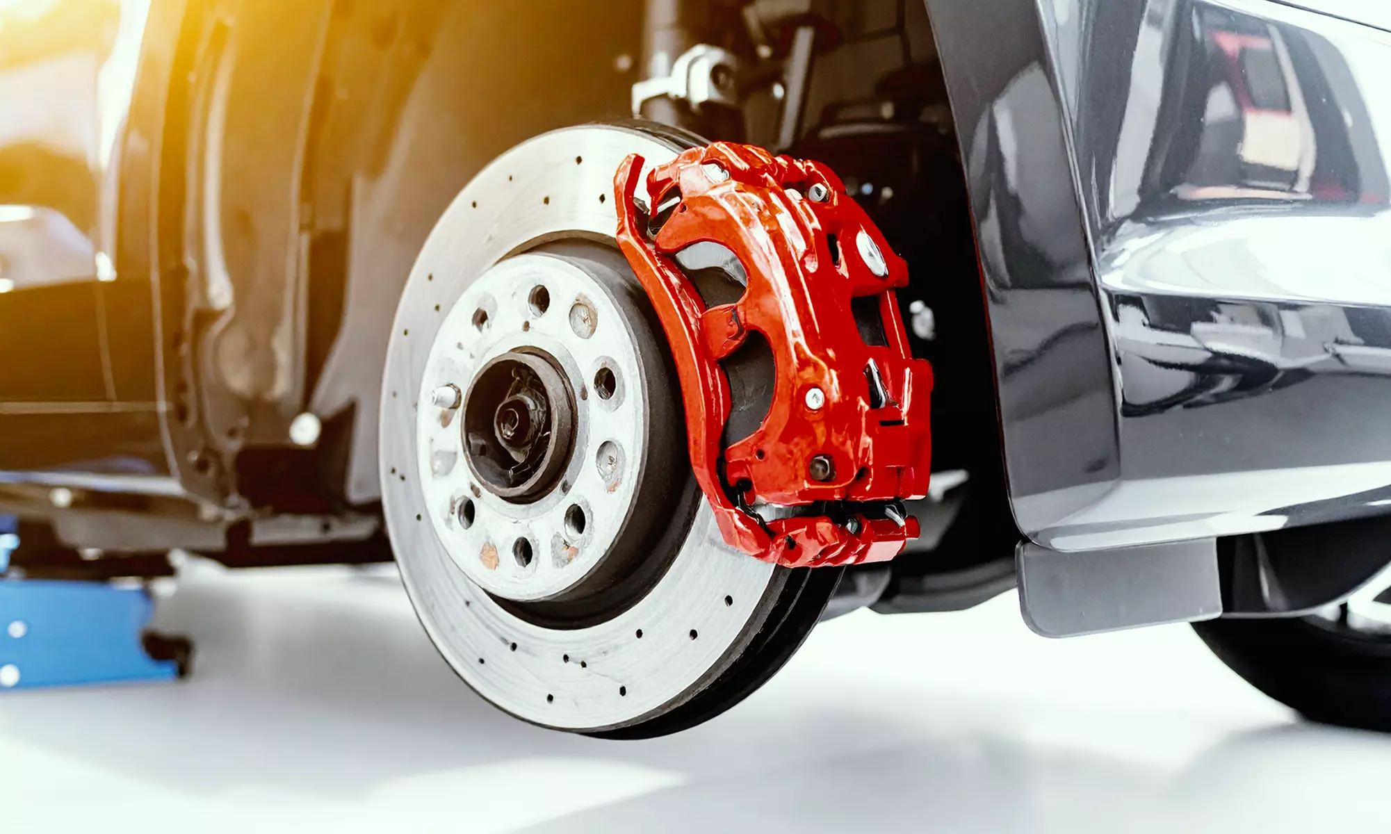 Front Brake Pad Replacement Plus Complimentary Brake Fluid and More
