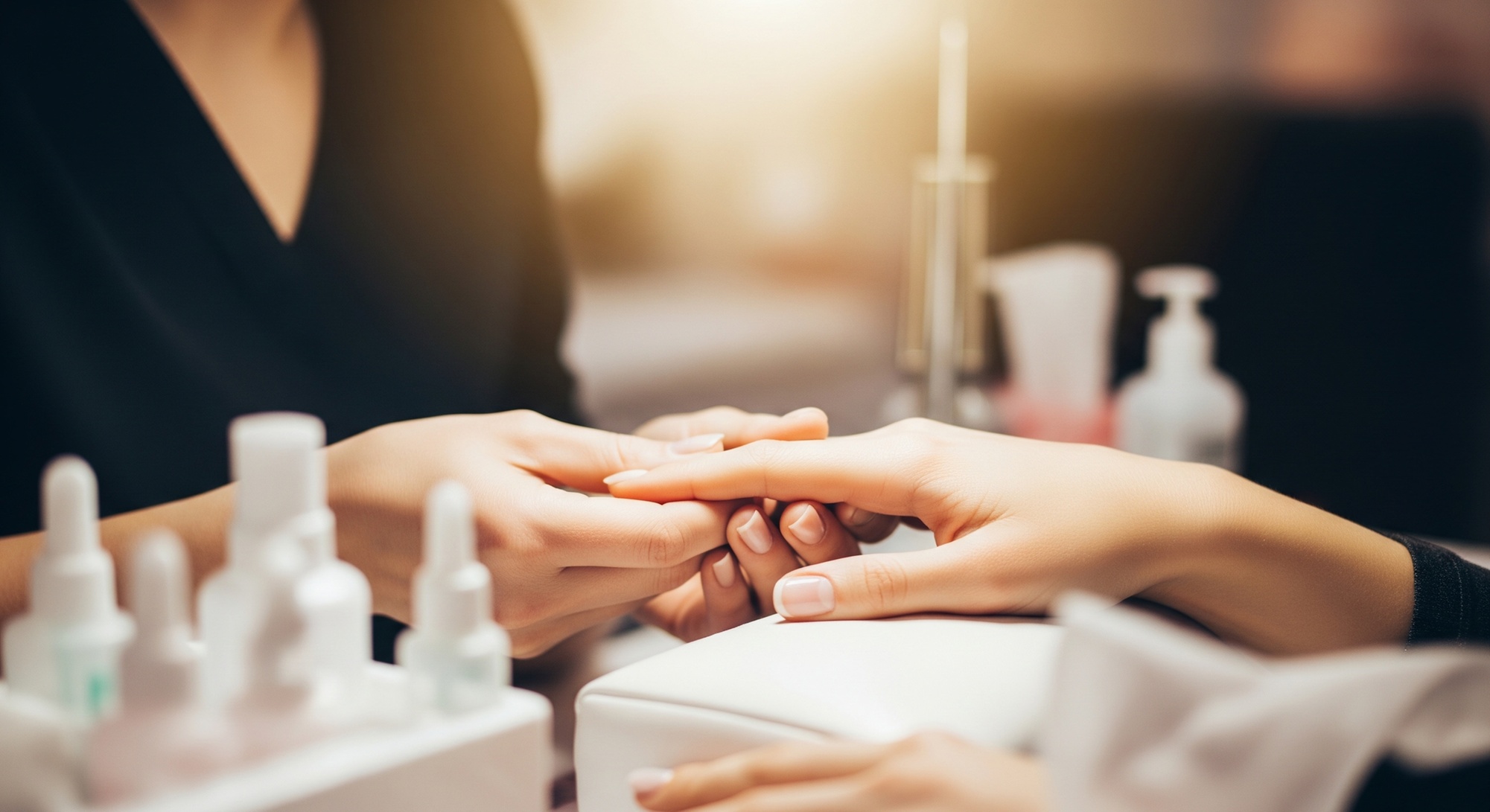 Gel Manicure + Pedicure, Spa Pedicure or Acrylic Overlay or Full Set