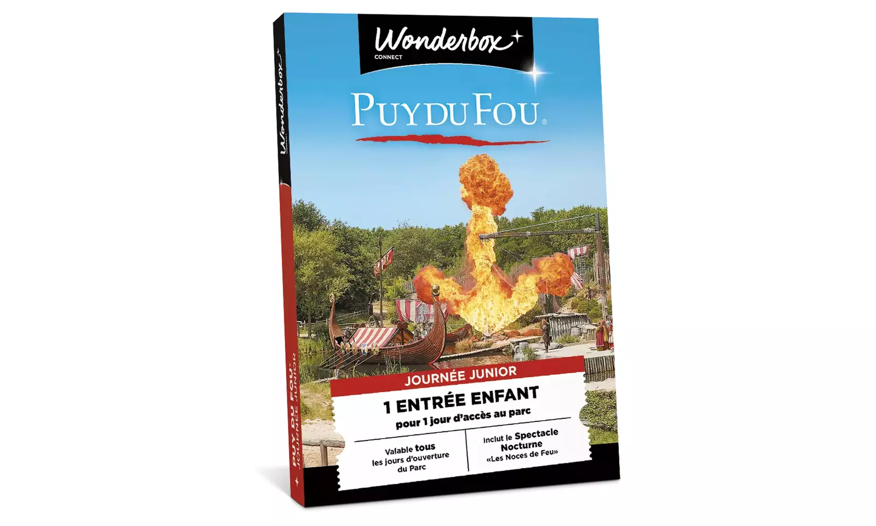 1, 2, ou 3 journées au Puy du Fou avec Wonderbox Connect