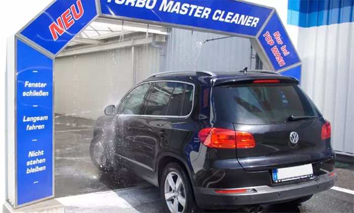 Premium-Autowäsche „Das Beste“ für streifenfreien Glanz für 1 Fahrzeug