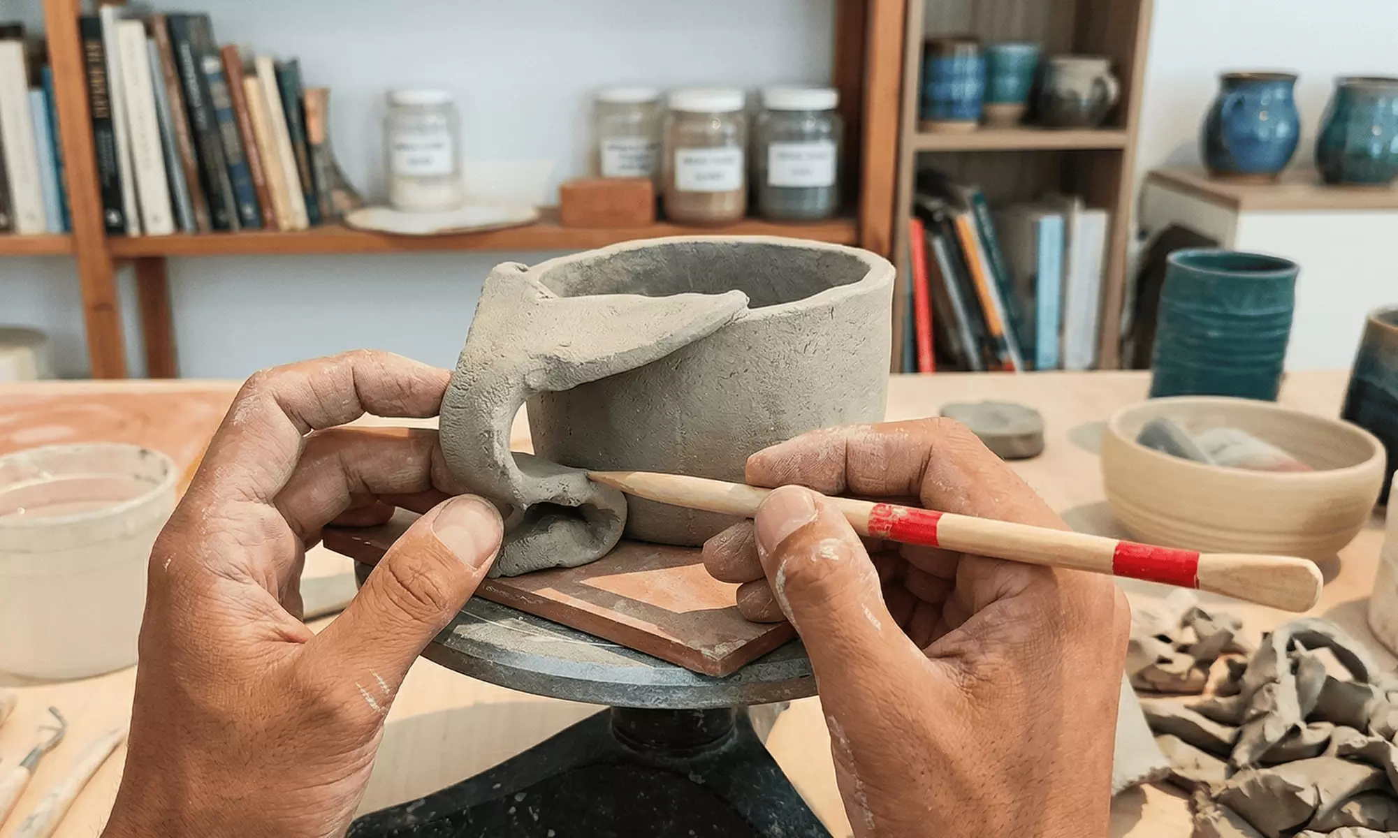 Taller de iniciación a la cerámica de 2 horas para 1 o 2 personas