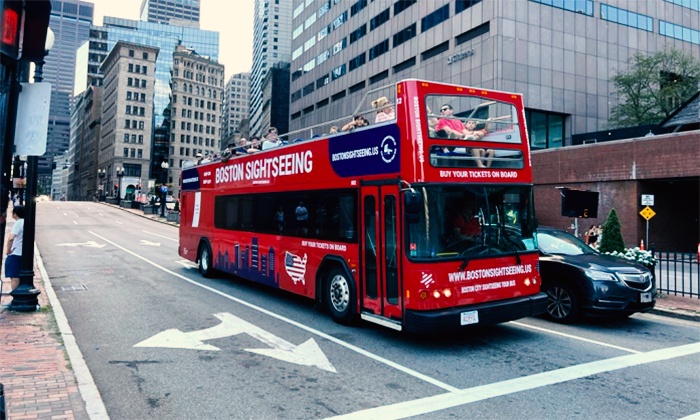 Boston Double-Decker Tour Bus