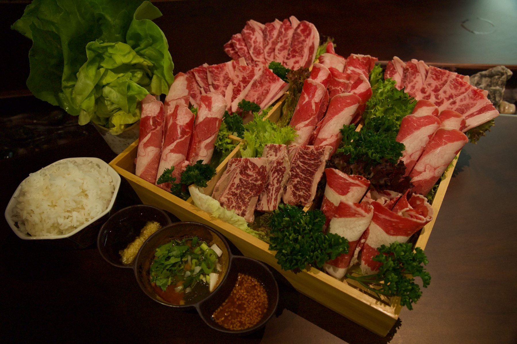 Premium Tischgrill-Erlebnis für 2 - 4 Personen