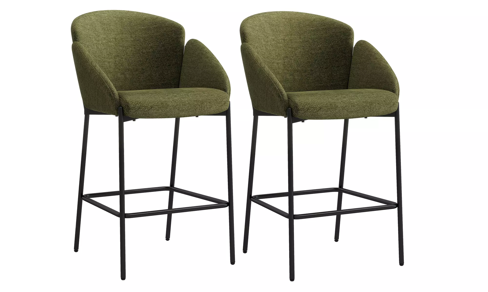 Lot de 2 chaises de bar "Candice" de Doosense