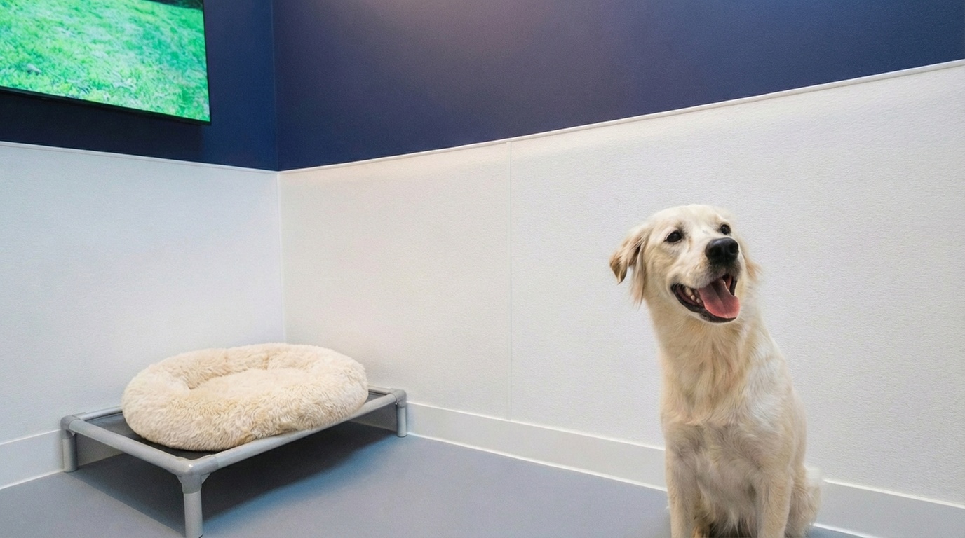 Care Your Pups with 1 or 3 Full Days of Day Care or Nights of Boarding