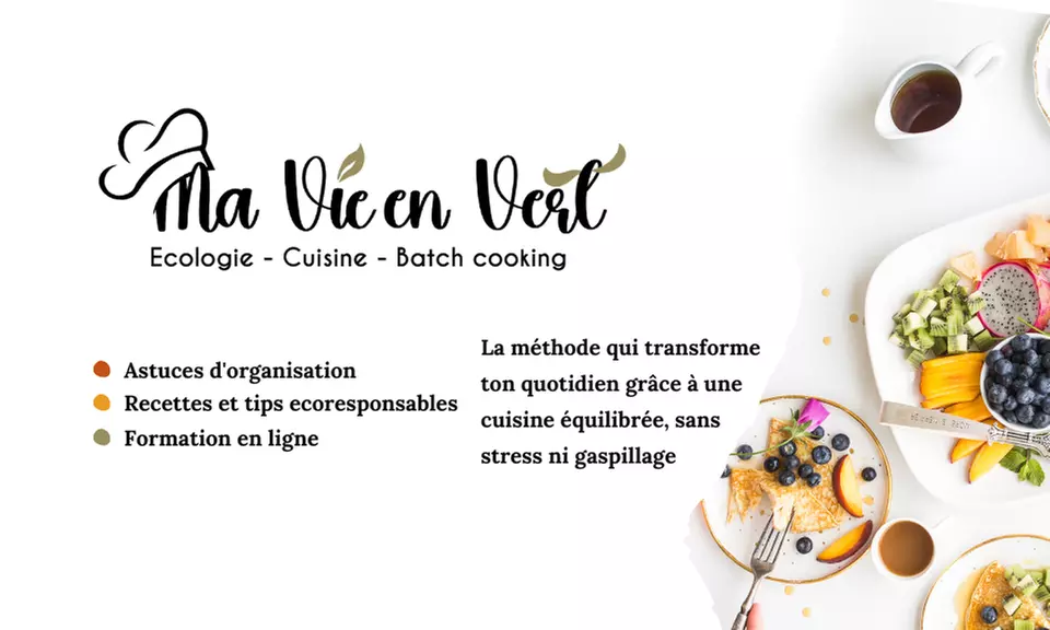 Batch cooking salé, sucré et festif avec Ma Vie en Vert