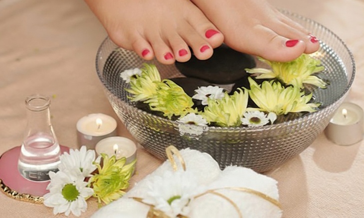 Indulge in a Hot Stone Pedicure Combo with Optional Manicure