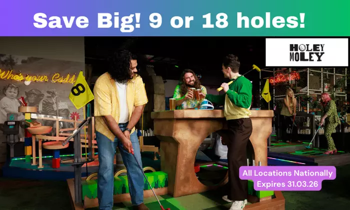 Holey Moley Vouchers Sale