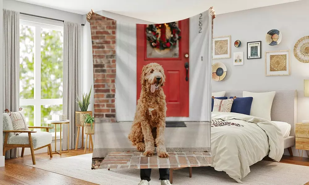 1 ou 2 couvertures avec photo personnalisées sur le site Justyling