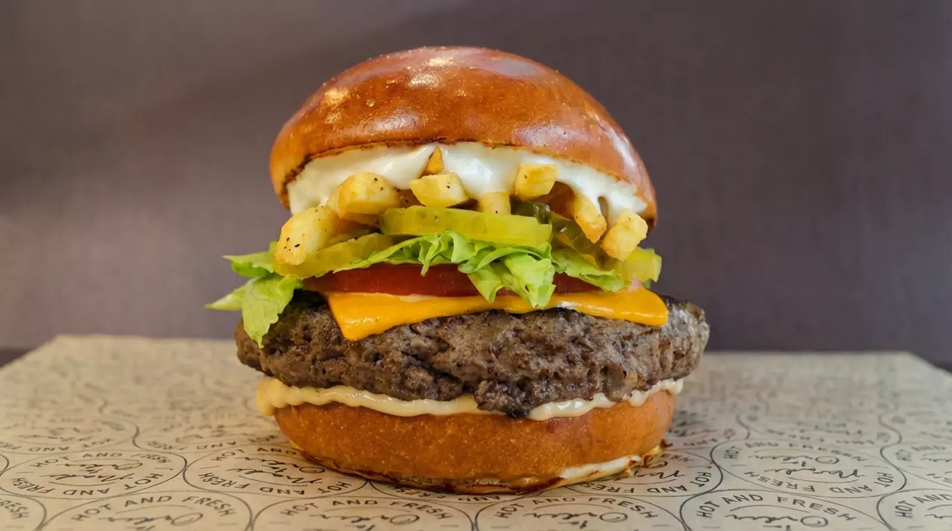 Indulge in Burger & Sandwich Combos with Fries and Drinks