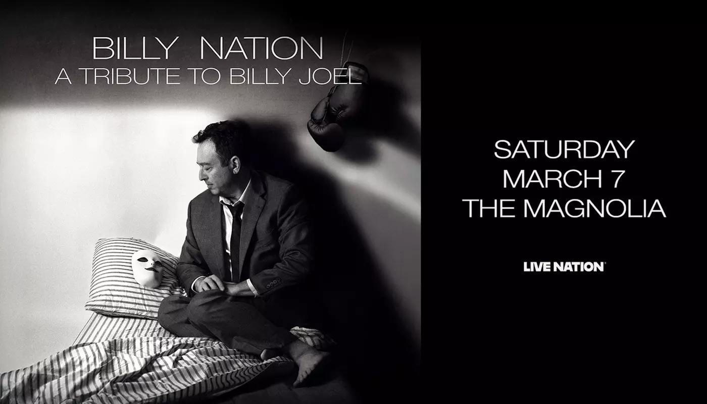 Billy Nation: A Tribute To Billy Joel on March 7 at 8 PM