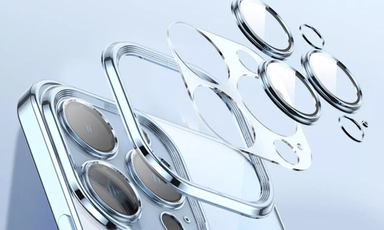 MagSafe Hülle für iPhone mit Galvanik-Rahmen und Kameraschutz