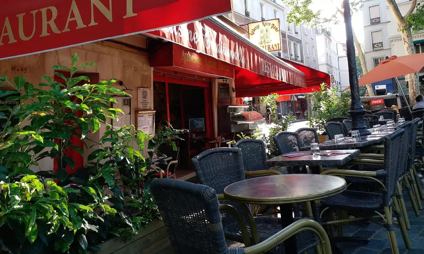 L'Auberge Notre-Dame : menu cuisses de grenouilles et gratin