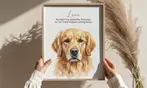 Everlasting Pet Portraits: Custom Watercolor Memorials & Gifts