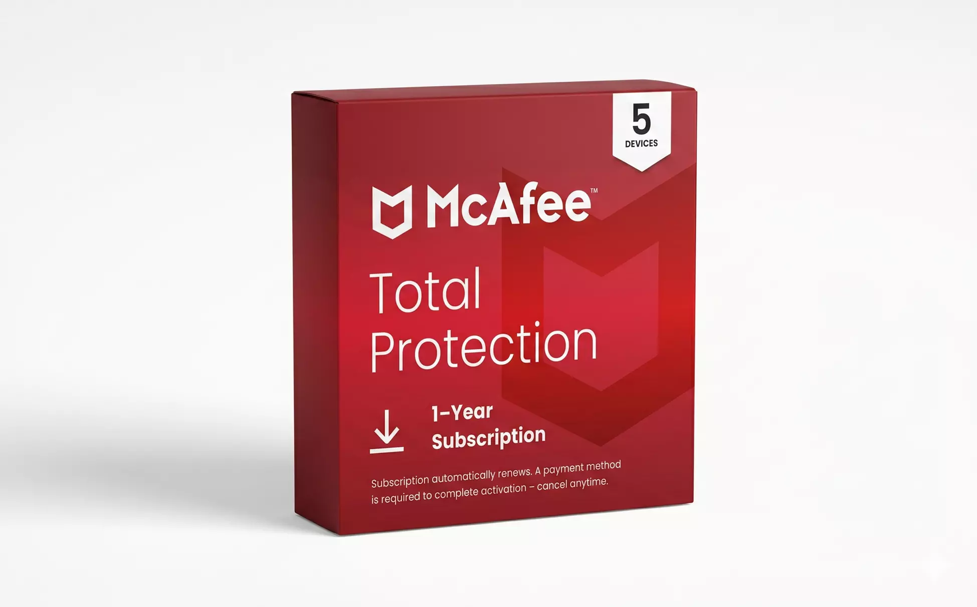 McAfee Total Protection up to 5 Devices | 1-or 2-years