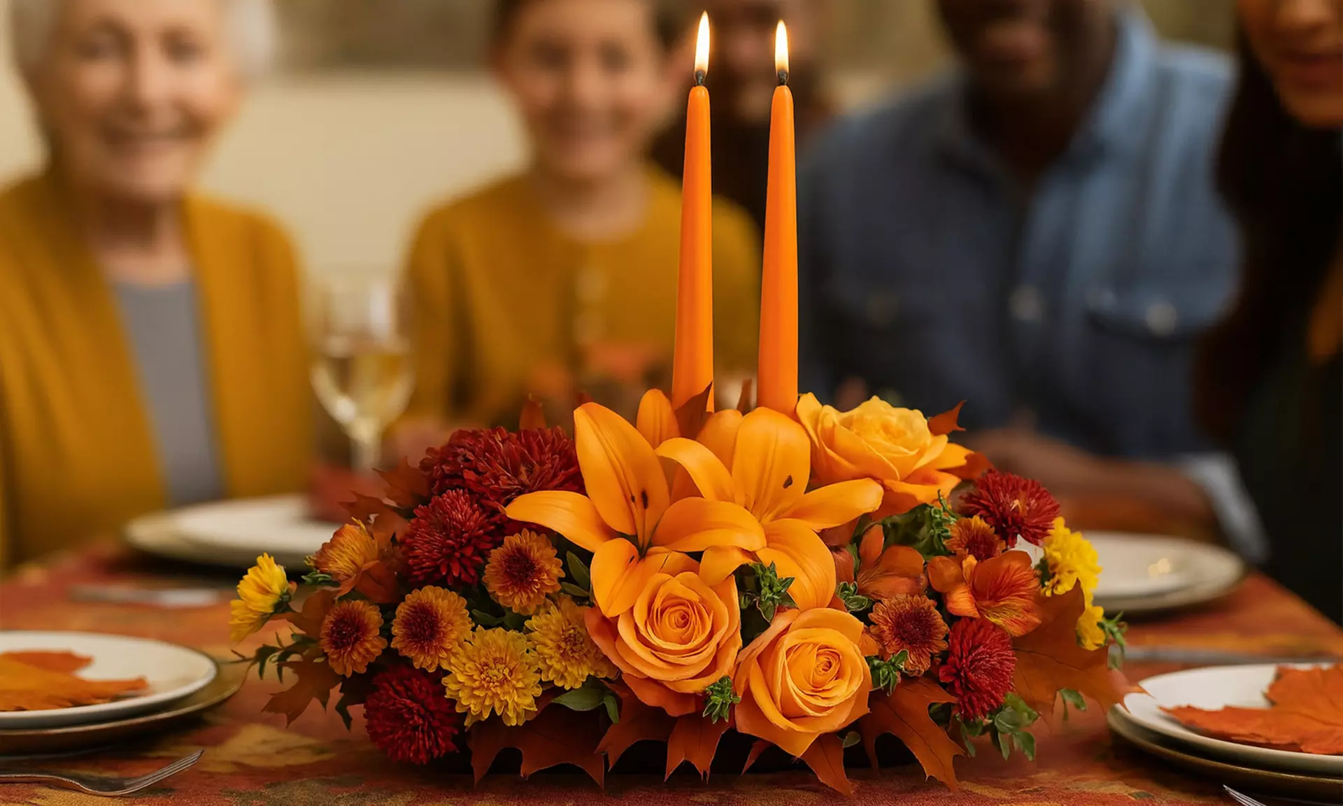 Thanksgiving Fresh Flowers & Centerpiece Collection by Blooms Today with Standard Delivery Included Up to 16% Off