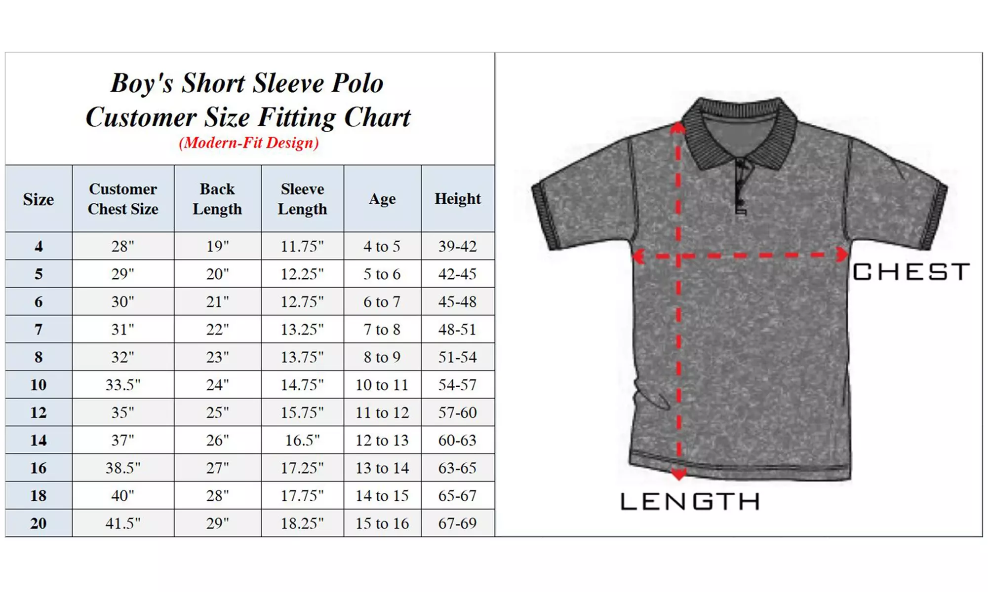 Boy's Short Sleeve School Uniform Pique Polo Shirts (Sizes, 4-20)