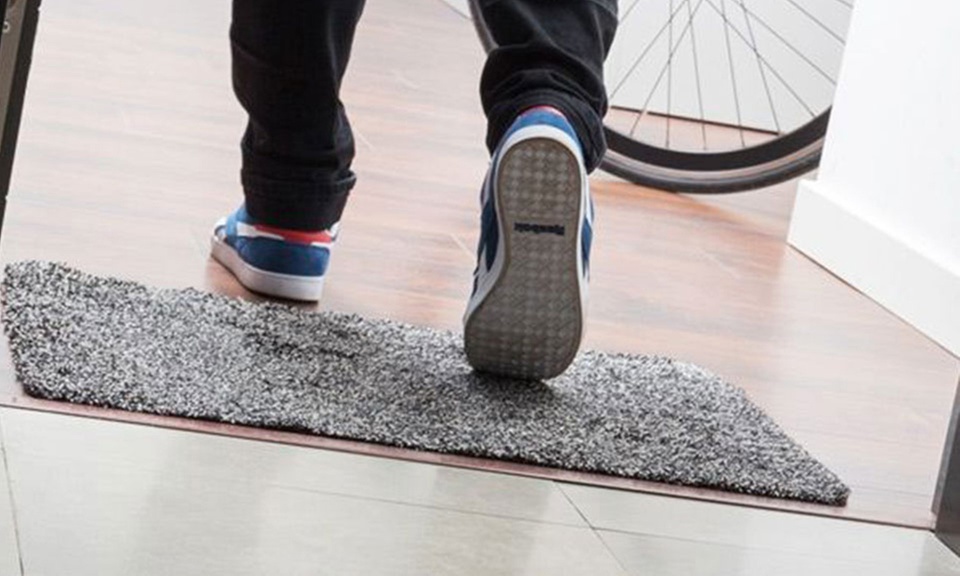 1x oder 2x absorbierende Fußmatte