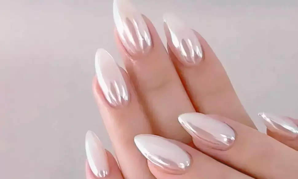 Get Stunning Nails with Cat Eye or Mirror Chrome Gel Manicure or Pedicure at Ms Young (Up to 50% Off)