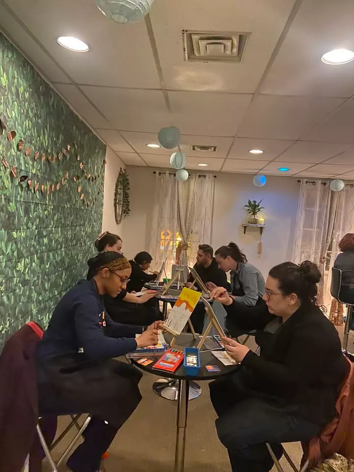 Relax & Unwind with Paint and Sip - Watercolor Chill Meditation