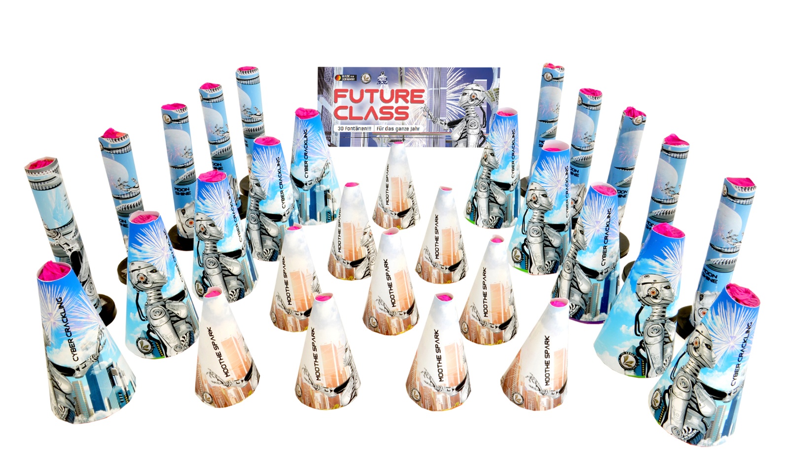 Wunderkerzen o. Vulkan-/Fontänen