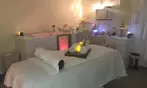 Couples Massage LUXURY COMBO—Hot Stones—Back Facial—Infrared Sauna