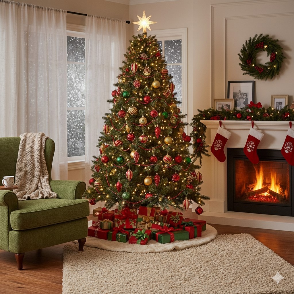 Preorder Today: 7-Foot Fresh-Cut Real Christmas Trees and Christmas Wreaths with Free Shipping