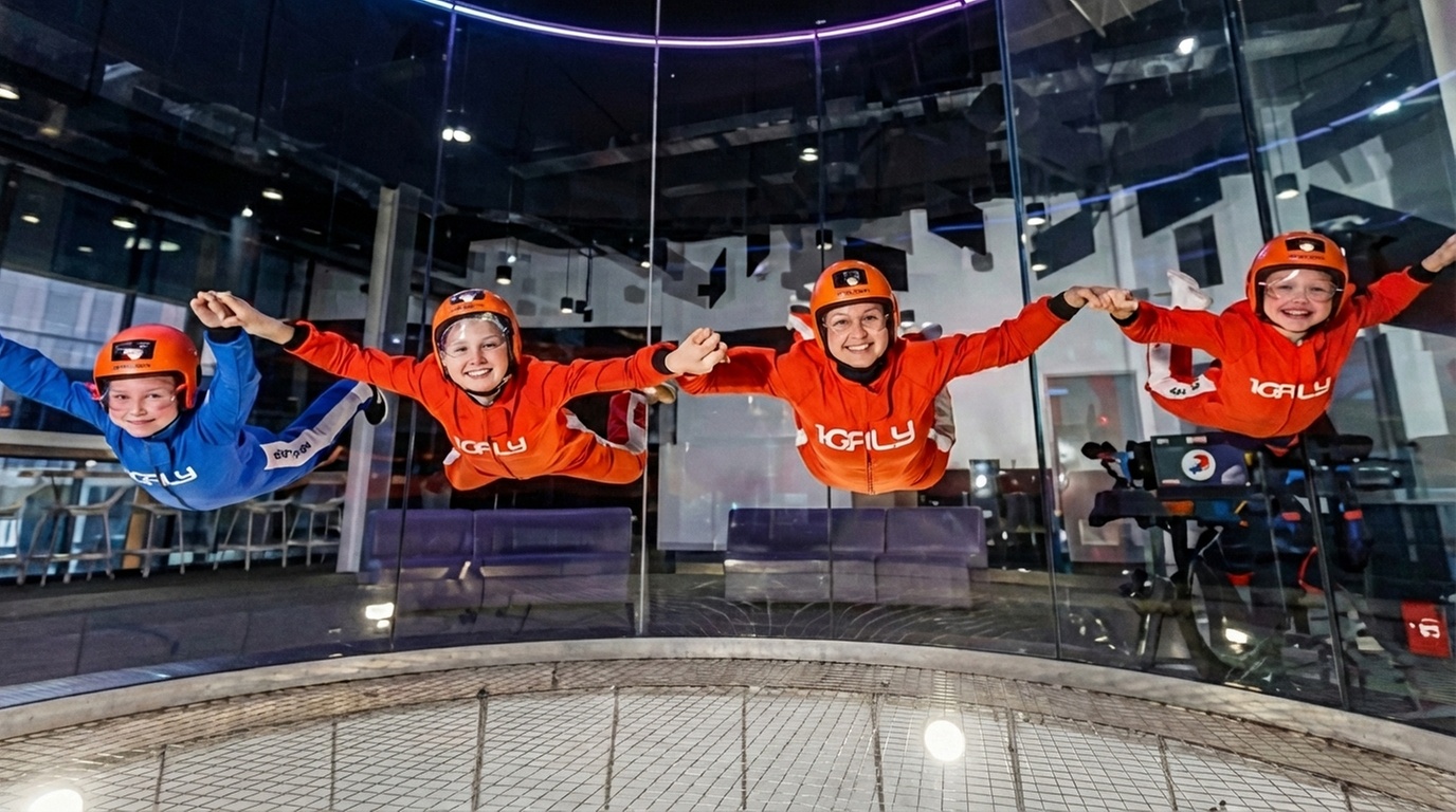 iFLY Basic: 2 Indoor Skydiving Flights in Gold Coast or Sydney