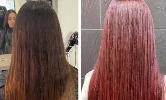 Tratamiento capilar con queratina, colágeno y plancha en frío