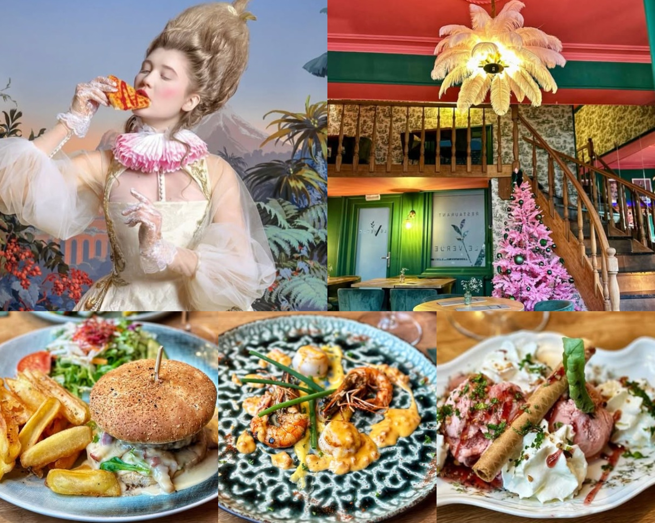 Menu en 3 services pour 1, 2, 4, 6 ou 8 personnes