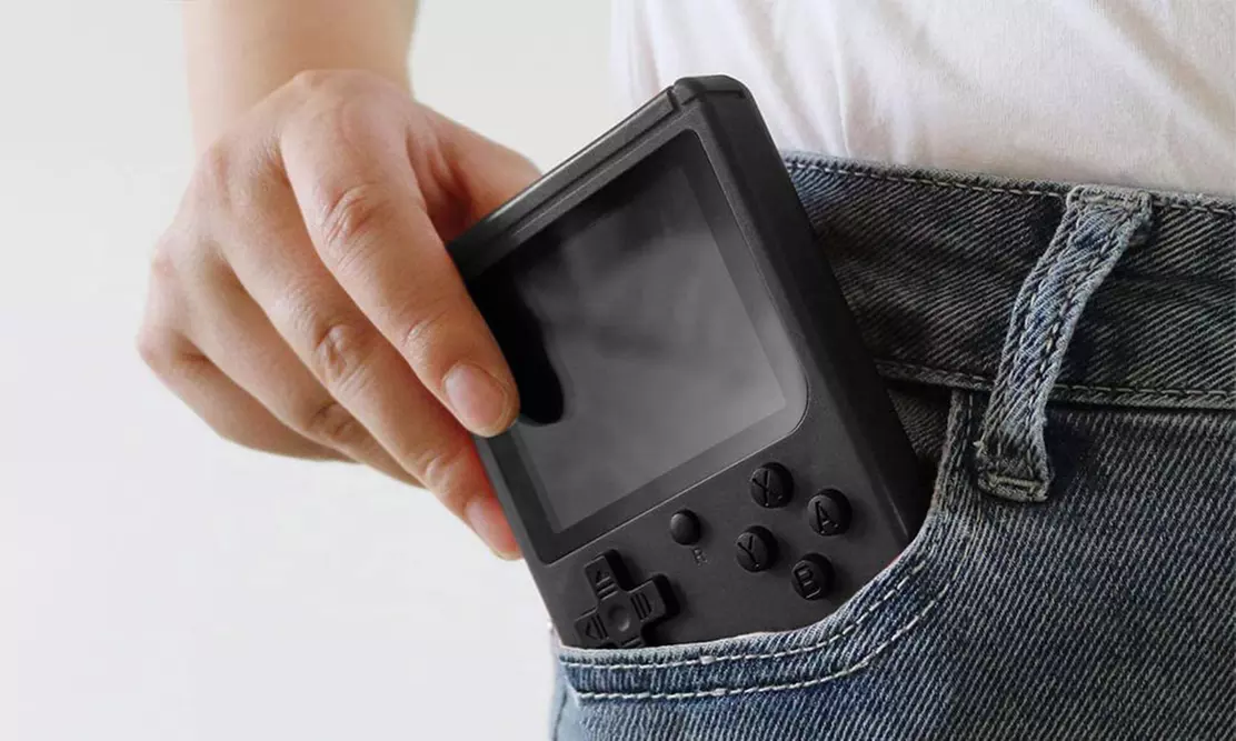 Mini Handheld Game Consoles with 400 Classic FC Games for Kid Children