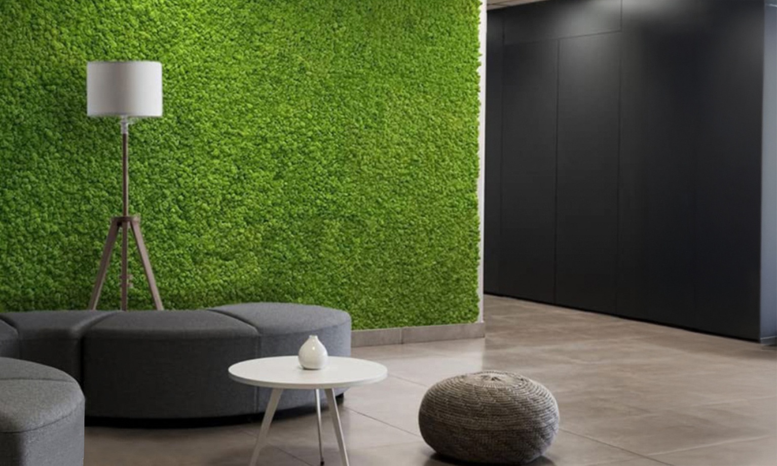 Siepe decorativa a parete