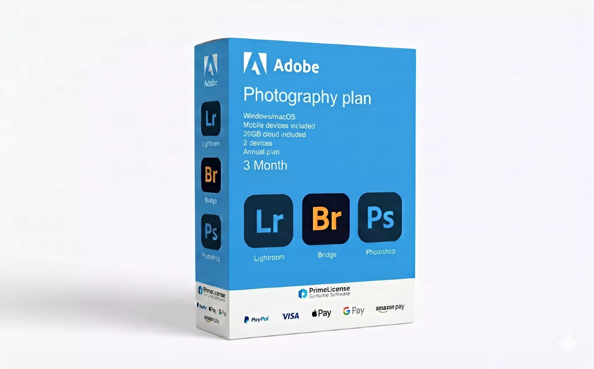 Adobe Photography Plan 100GB: Includes Photoshop & Lightroom