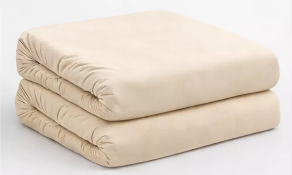 Microfibre Fitted Sheet 90 x 190 cm - 23cm Deep Pocket in Grey & Beige
