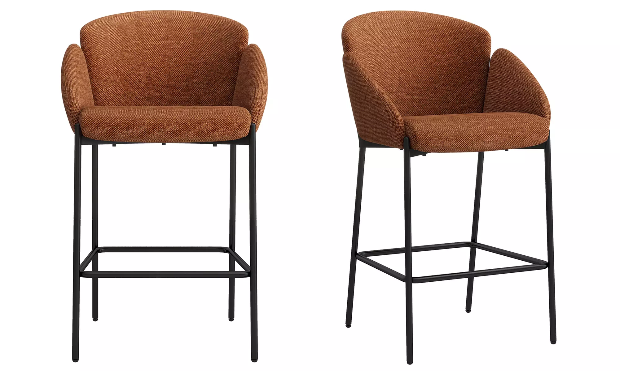 Lot de 2 chaises de bar "Candice" de Doosense