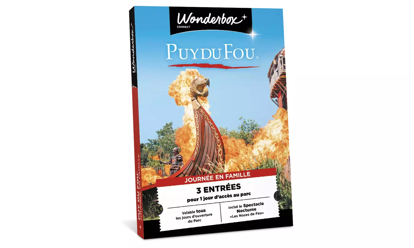 1, 2, ou 3 journées au Puy du Fou avec Wonderbox Connect