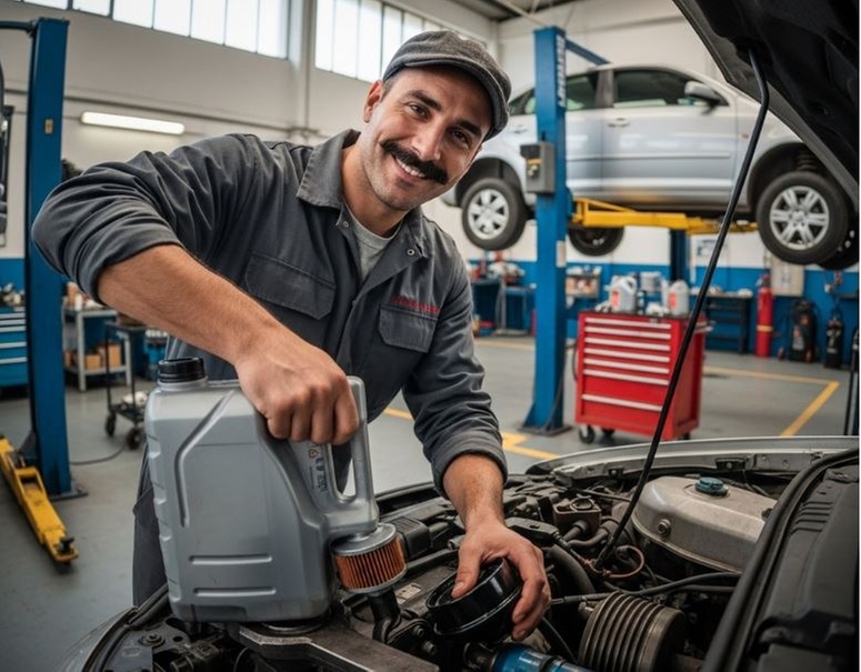 Cambio de aceite 10w40 y filtros a elegir con revisión pre-ITV