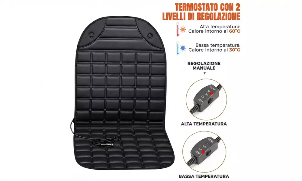 Housse de siège chauffante universelle pour voiture