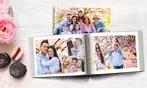 Fotolibro de tapa dura de Printerpix en A4 o A5 con hasta 100 páginas
