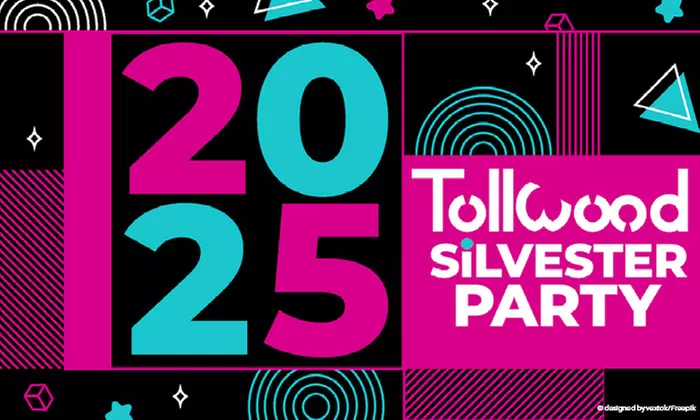 Ticket für die große TOLLWOOD SILVESTER-PARTY in München