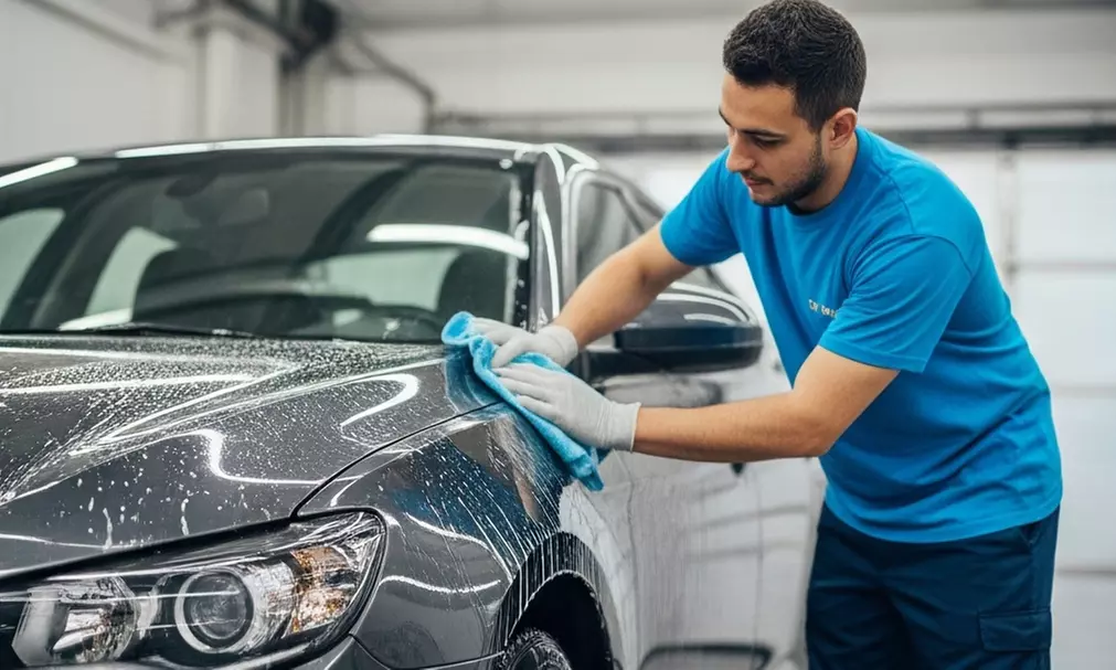Gleaming Finish: Exterior wash, Super Wash or Detailing Hand Polish