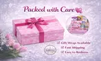 Mothers Day Gift Box - Snack Basket for Mom + Custom Chocolate Bar
