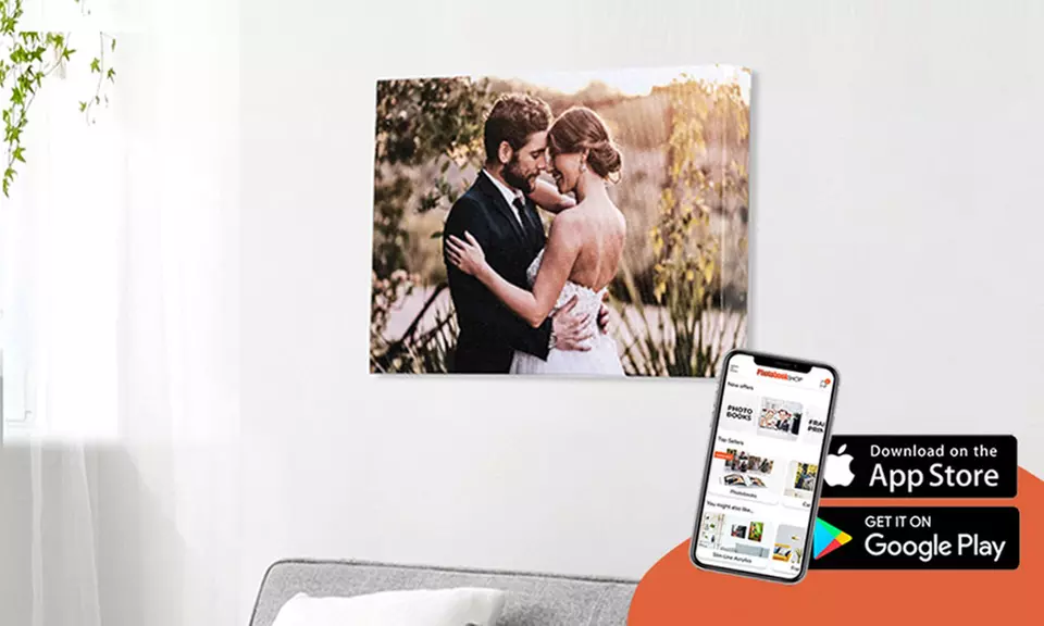 Personalised Canvas Print via PhotobookShop App