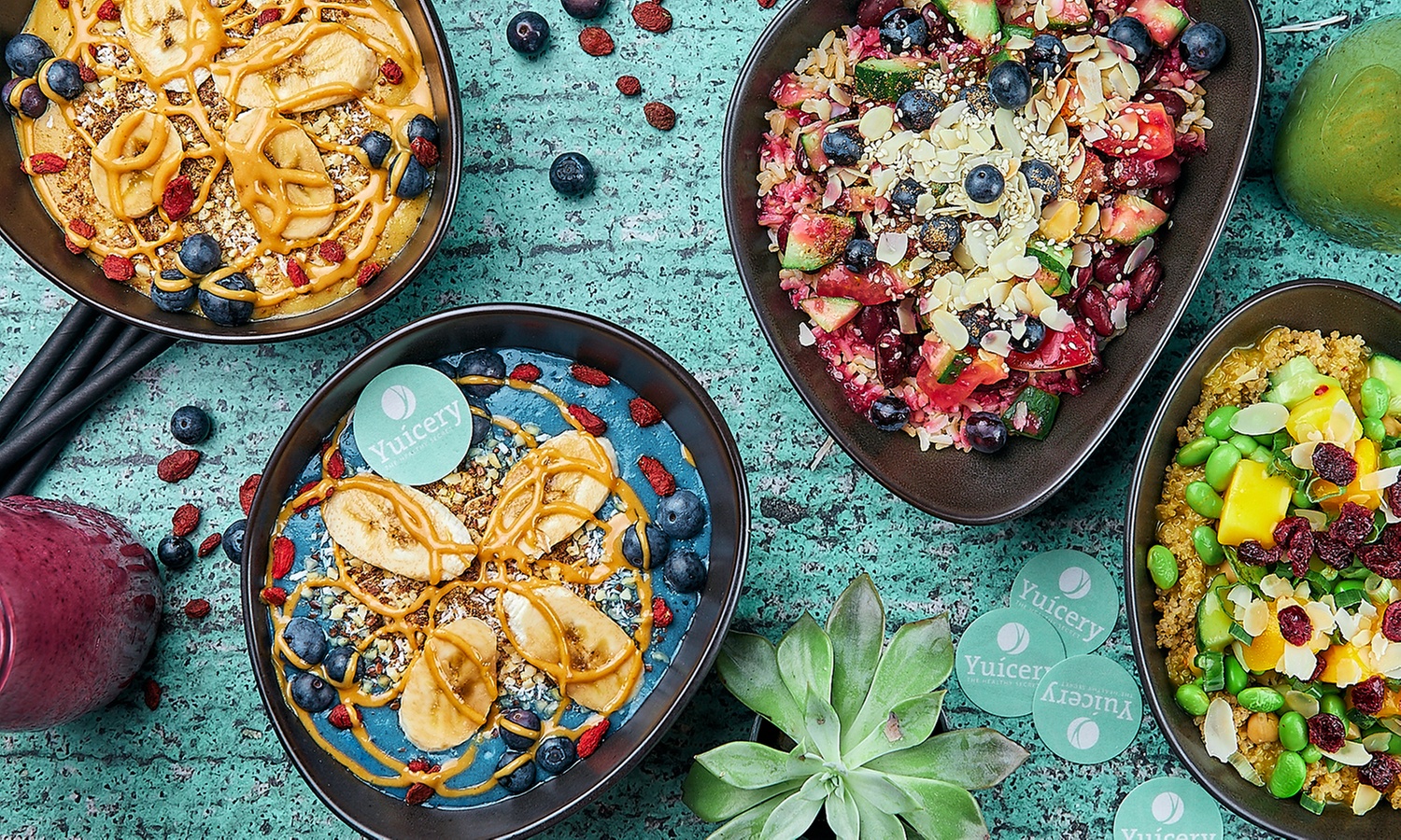 Sweet Bowl und Softgetränk